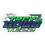 Trey Edge | 2026 | Kiss-Cut Vinyl Decal - white matte