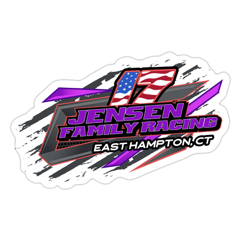 Max Jensen | 2023 | Kiss-Cut Vinyl Decal - white matte