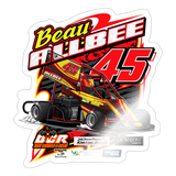 Beau Albee | 2025 |  Kiss-Cut Vinyl Decal 2 - white glossy