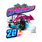Payton Chambers | 2025 |  Kiss-Cut Vinyl Decal 2 - transparent glossy