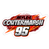 Myles Coutermarsh | 2026 | Kiss-Cut Vinyl Decal - white matte