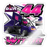Valencia Wittig | 2025 |  Kiss-Cut Vinyl Decal 2 - white glossy