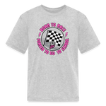 Born To Race | That Girl | Youth T-Shirt - heather gray