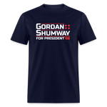 Gordon Shumway For President 88 | Adult T-Shirt - navy