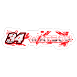 Elliot Watson | 2026 | Kiss-Cut Vinyl Decal - white matte