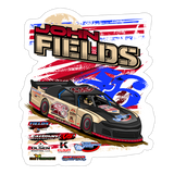 John Fields | 2025 |  Kiss-Cut Vinyl Decal 2 - white matte