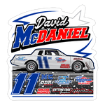 David McDaniel | 2025 | Kiss-Cut Vinyl Decal 2 - white matte