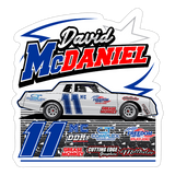 David McDaniel | 2025 | Kiss-Cut Vinyl Decal 2 - white matte