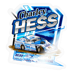 Charley Hess | 2025 |  Kiss-Cut Vinyl Decal 2 - transparent glossy