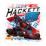Jace Hackett | 2025 |  Kiss-Cut Vinyl Decal 2 - white matte