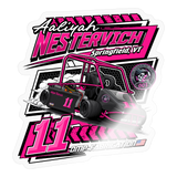 Aaliyah Nestervich | 2025 |  Kiss-Cut Vinyl Decal 2 - transparent glossy