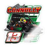 Abel Connolly | 2025 |  Kiss-Cut Vinyl Decal 2 - transparent glossy