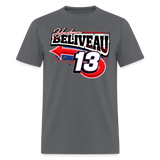 Hudson Beliveau | 2025 | Adult T-Shirt - charcoal
