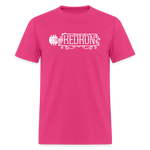KEDRON | White Logo | Adult T-Shirt - fuchsia