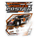 Parker Foster | 2026 | Kiss-Cut Vinyl Decal 2 - transparent glossy