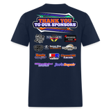 Pist-N-Broke Motorsports | 2025 | Adult T-Shirt - navy