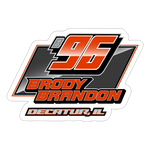 Brody Brandon | 2024 |  Kiss-Cut Vinyl Decal - white matte