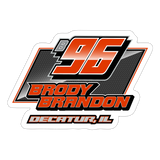 Brody Brandon | 2024 |  Kiss-Cut Vinyl Decal - white matte