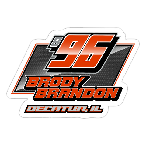 Brody Brandon | 2024 |  Kiss-Cut Vinyl Decal - white matte