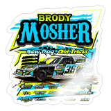 Brody Mosher | 2025 |  Kiss-Cut Vinyl Decal 2 - white glossy