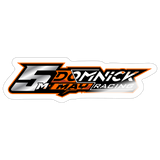 Domnick May | 2026 | Kiss-Cut Vinyl Decal - white glossy