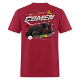 Quinn Comen | 2025 | Adult T-Shirt - dark red