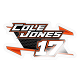 Cole Jones | 2025 |  Kiss-Cut Vinyl Decal - transparent glossy