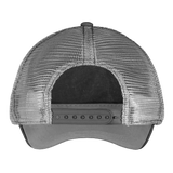 Jeff Hall | 2025 | Dyed Trucker Hat - washed black / silver