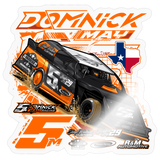 Domnick May | 2026 | Kiss-Cut Vinyl Decal 2 - transparent glossy