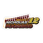 Nicholas Massirio | 2025 |  Kiss-Cut Vinyl Decal - white matte