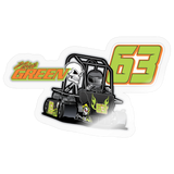 Nick Green | 2026 | Kiss-Cut Vinyl Decal - transparent glossy
