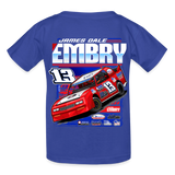James Dale | Embry Racing | 2026 | Youth T-Shirt - royal blue