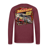 Owen Mossow | 2026 | Men's LS T-Shirt - heather burgundy