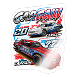 Cargain Racing | 2025 |  Kiss-Cut Vinyl Decal 2 - white glossy