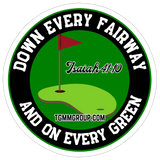 Tim Garrison | 2024 | Kiss-Cut Vinyl Decal - white matte