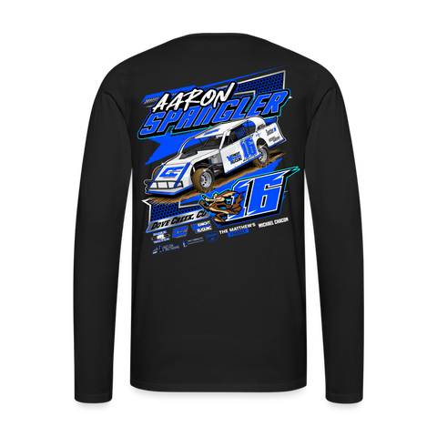 Aaron Spangler | 2024 | Adult LS T-Shirt - black