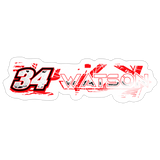 Elliot Watson | 2026 | Kiss-Cut Vinyl Decal - white glossy