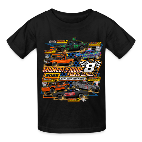 Midwest Figure 8 | 2025 | Youth T-Shirt (Front Only) - black