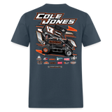 Cole Jones | 2025 | Adult T-Shirt -  blue dusk