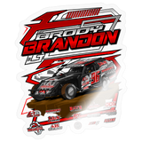 Brody Brandon | 2026 | Kiss-Cut Vinyl Decal 2 - transparent glossy