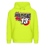 Hudson Beliveau | 2025 | Adult Hoodie - safety green
