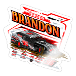 Brody Brandon | 2025 |  Kiss-Cut Vinyl Decal 2 - white glossy