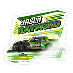 Jason Raymond | 2025 |  Kiss-Cut Vinyl Decal 2 - white glossy