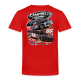 Campbell & Sons Racing | 2026 | Toddler T-Shirt - red