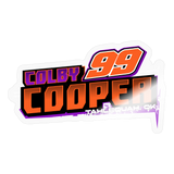 Colby Cooper | 2025 |  Kiss-Cut Vinyl Decal - transparent glossy