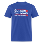 Gordon Shumway For President 88 | Adult T-Shirt - royal blue