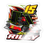 Aiden Riley | 2025 |  Kiss-Cut Vinyl Decal 2 - white glossy