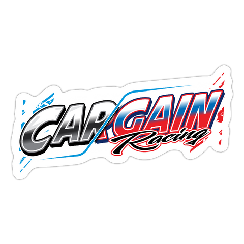 Cargain Racing | 2025 |  Kiss-Cut Vinyl Decal - white matte
