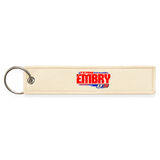 Embry Racing | 2026 | Jet Tag Keychain - creme