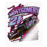 Jake Montgomery | 2023 |  Kiss-Cut Vinyl Decal - transparent glossy